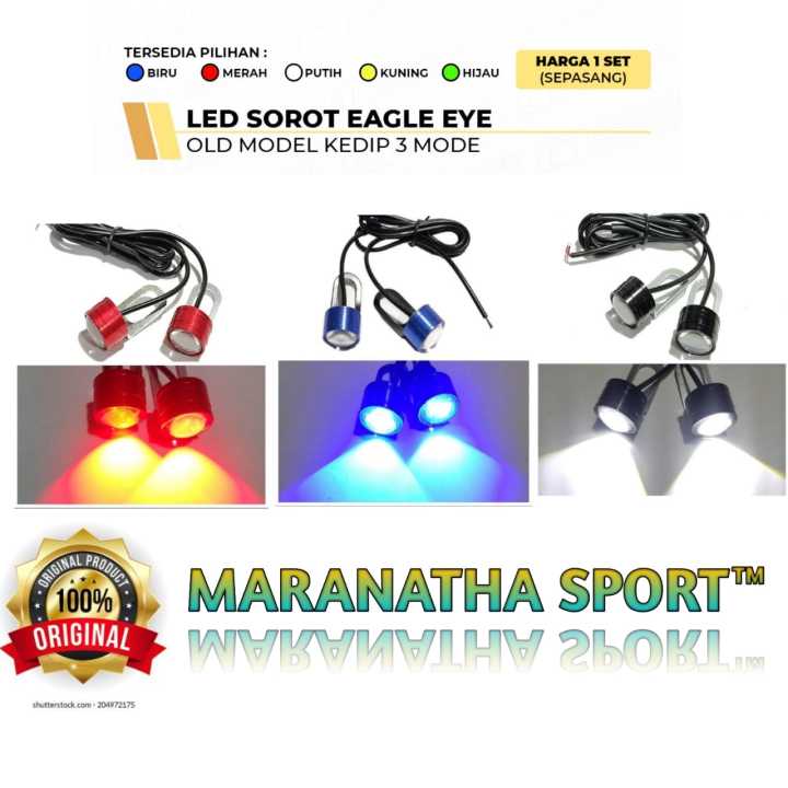 LAMPU MATA ELANG LED PANORAMIC STROBO 3 MODE WATERPROFF Lazada Indonesia