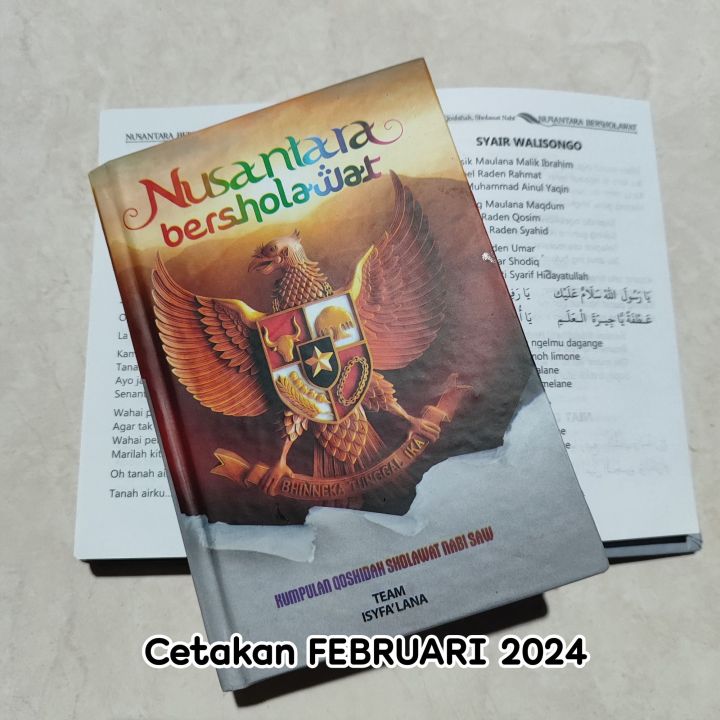 Buku Nusantara Bersholawat Hard Cover Edisi Revisi Februari