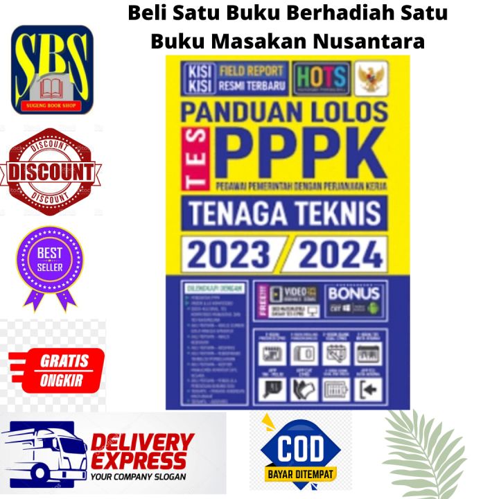 Buku Panduan Lolos Tes PPPK Tenaga Teknis 2023 2024 Soft Cover