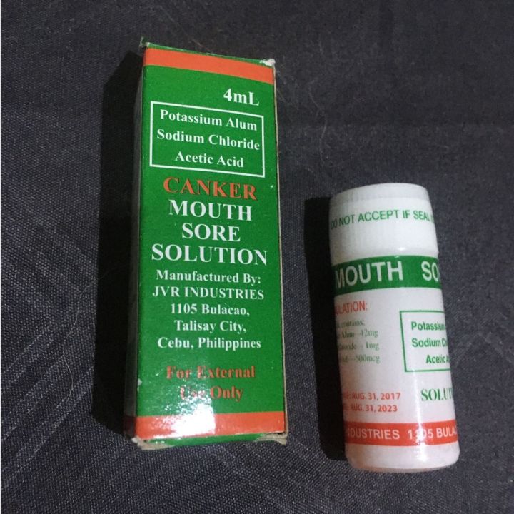 Canker Mouth Sore Solution Product Of Cebu Lazada Ph