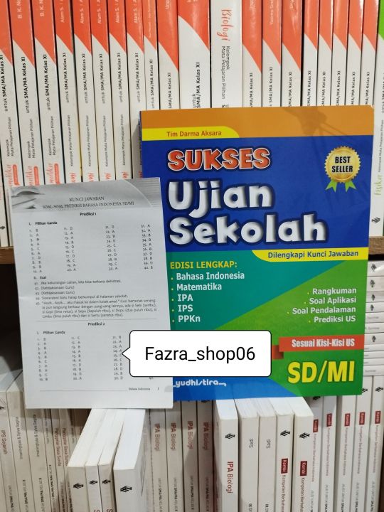 Buku Sukses Ujian Sekolah Sd Mi Dilengkapi Dengan Kunci Jawaban