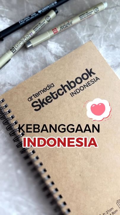 Buku Sketsa Artemedia Sketchbook Wired A A Craft Cover Jilid Spiral