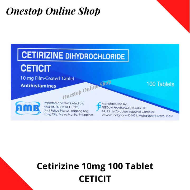 Ceticit S Tablets Cetirizine Mg Lazada Ph