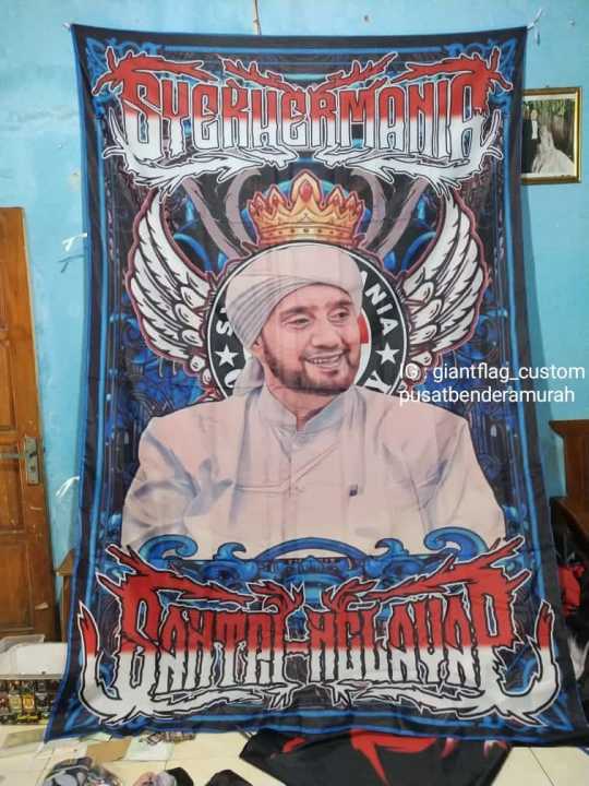 Bendera Spanduk Syekhermania X Free Sticker Lazada Indonesia