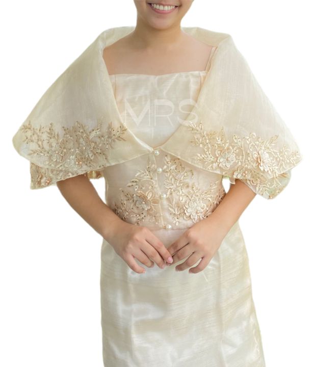 Maria Clara Filipiniana With Lace Top Only Lazada PH