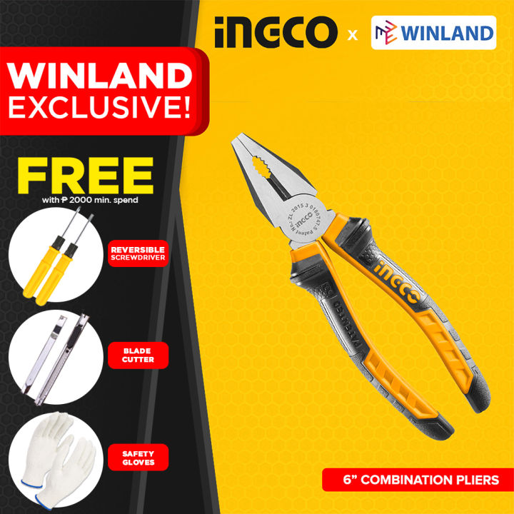 Ingco By Winland Polish And Anti Rust Combination Pliers Mm