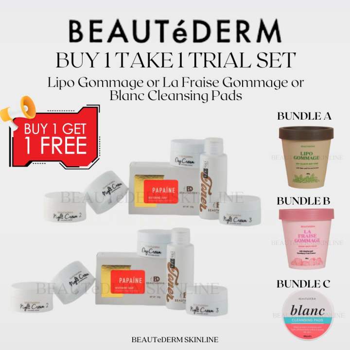 BEAUTeDERM Trial Set With Freebies BUY 1 TAKE 1 Lazada PH