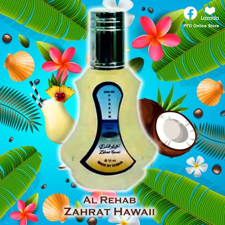 PFD Al Rehab Zahrat Hawaii EDP 35ml Lazada PH