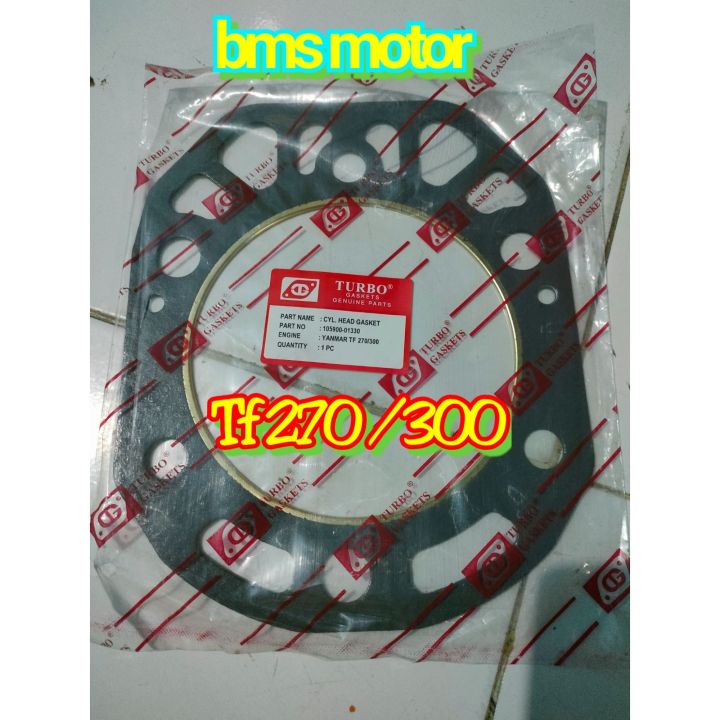 Gasket Head Paking Deksel Mesin Yanmar Tf270 Tf300 Lazada Indonesia