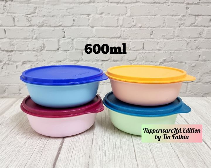 Tupperware Modular Bowl 600ml 4 Pcs Lazada