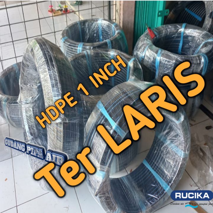 Pipa Hdpe Inch Mm Pn Rucika Eceran Per Meter Lazada