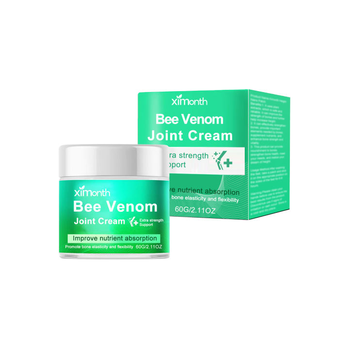 Ximonth Bee Venom Joint Care Cream 60g Body Joints Feet Feet Heel Bones