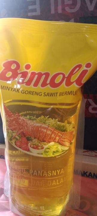 Bimoli 1 Liter Minyak Goreng Bimoli 1 Liter Minyak Sayur Lazada Indonesia