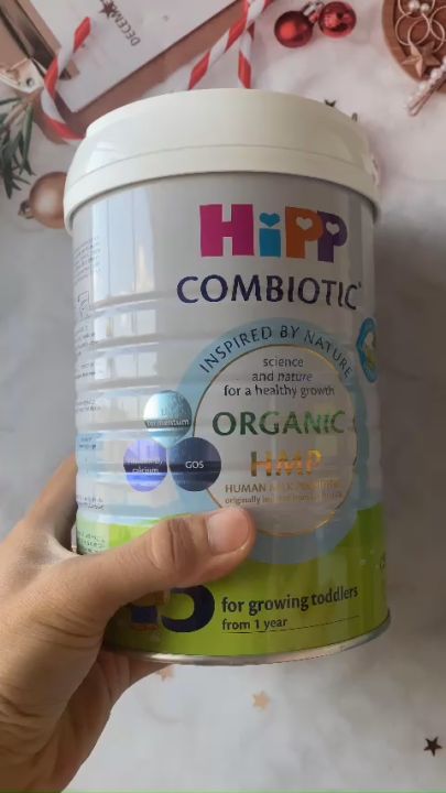 Combo 4 lon sữa HiPP 3 Organic Combiotic 800g sữa bột dinh dưỡng công