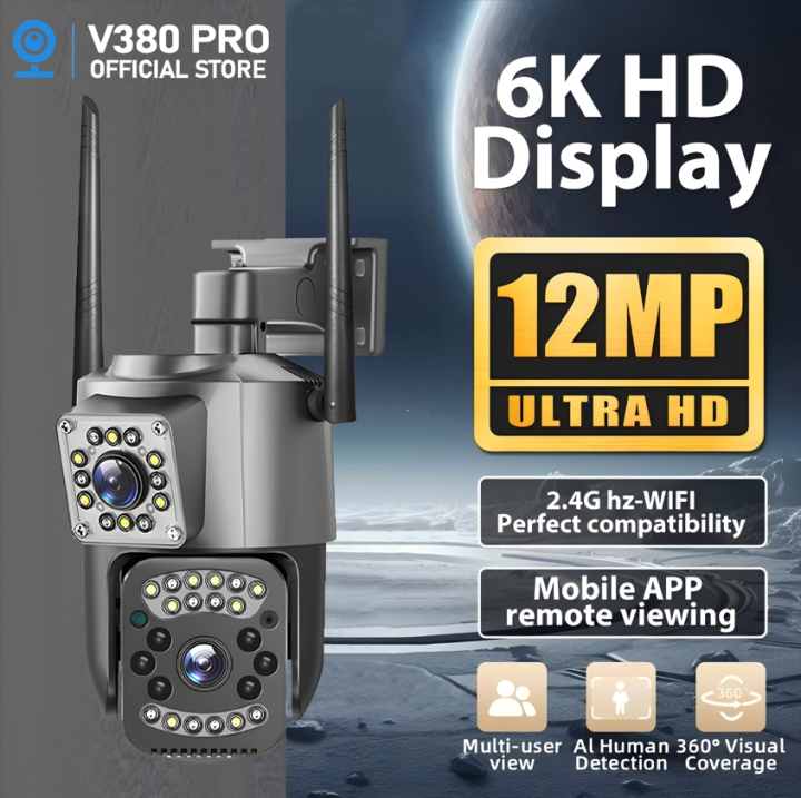 V Pro Cctv Camera Connect Cellphone Cctv Camera With Monitor Set K