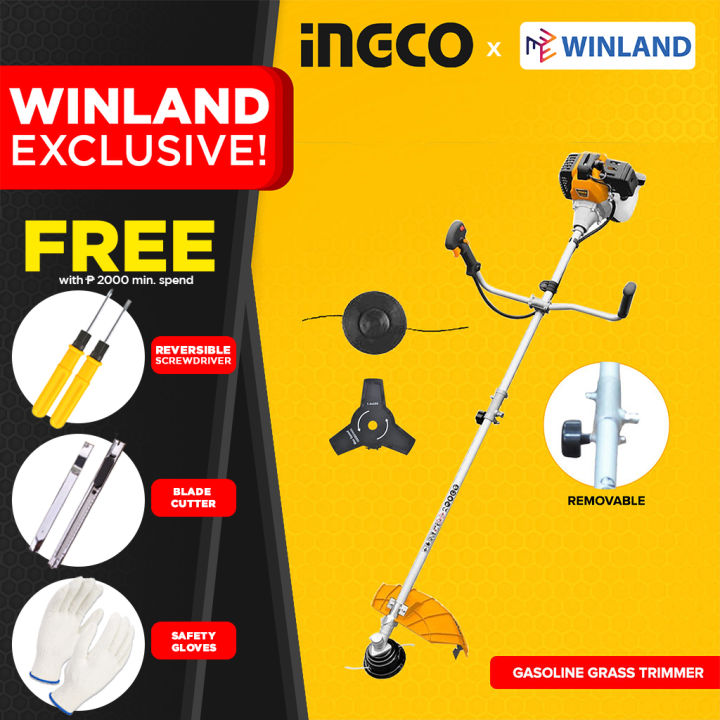 Ingco By Winland Gasoline Grass Trimmer And Bush Cutter Gbc Ing