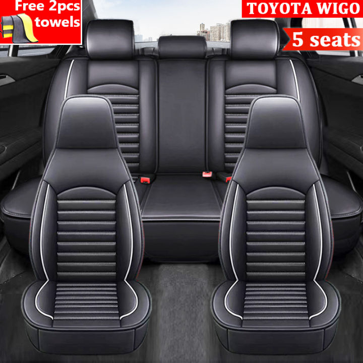 Toyota Wigo Car Seat Cover Five Seater Leather Car Seat Protector Car