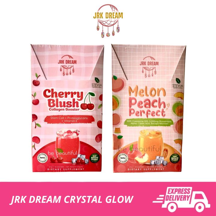 JRK DREAM Cherry Blush Collagen Booster Drink JRK Dream Melon Peach