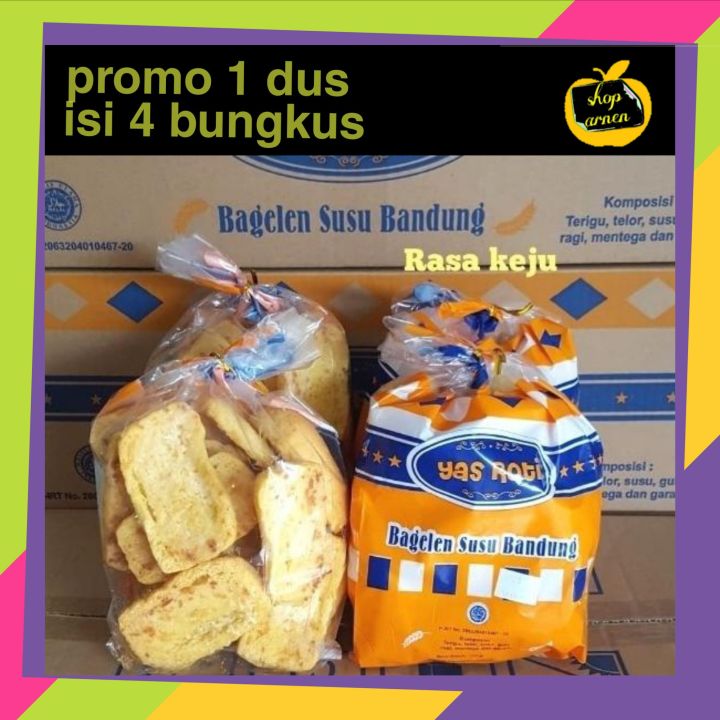 Roti Bagelen Bandung Yas Roti Rasa Keju Halal Isi Bungkus Lazada