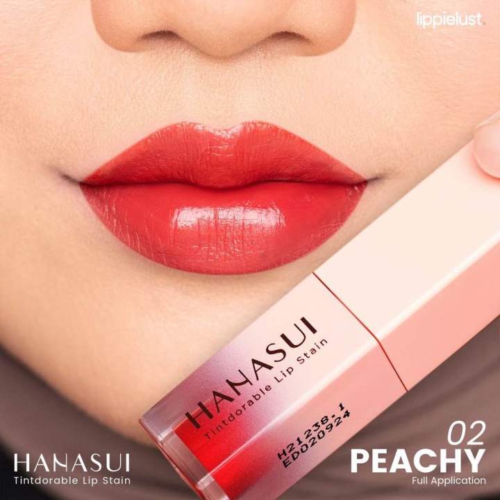 Hanasui Tintdorable Lip Stain Lip Tint Peachy Lazada Indonesia