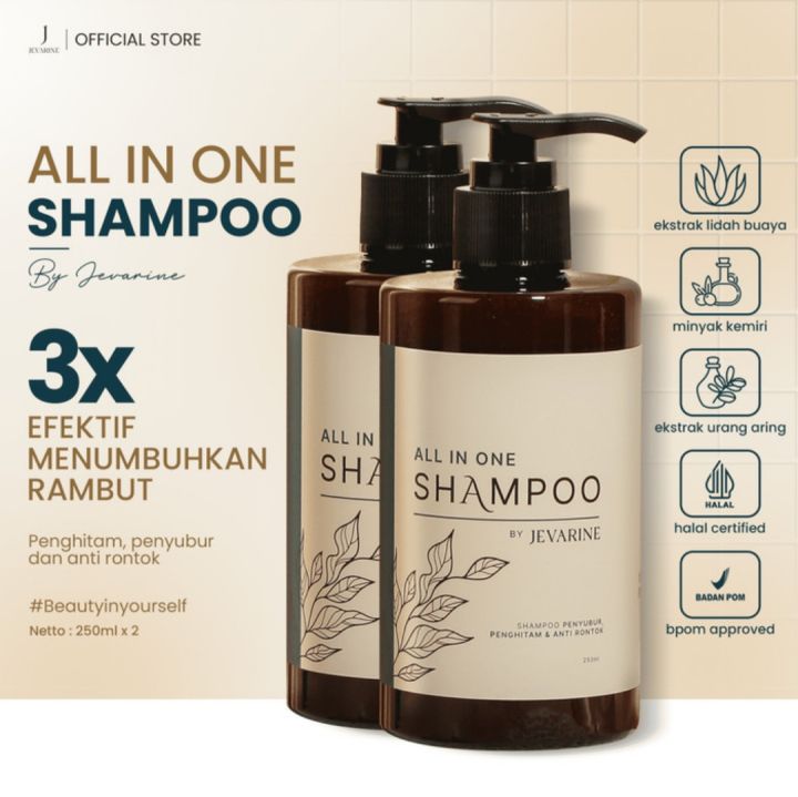 Shampoo All In One By Jevarine Sampoo Javarine Anti Rontok Dan Efektif