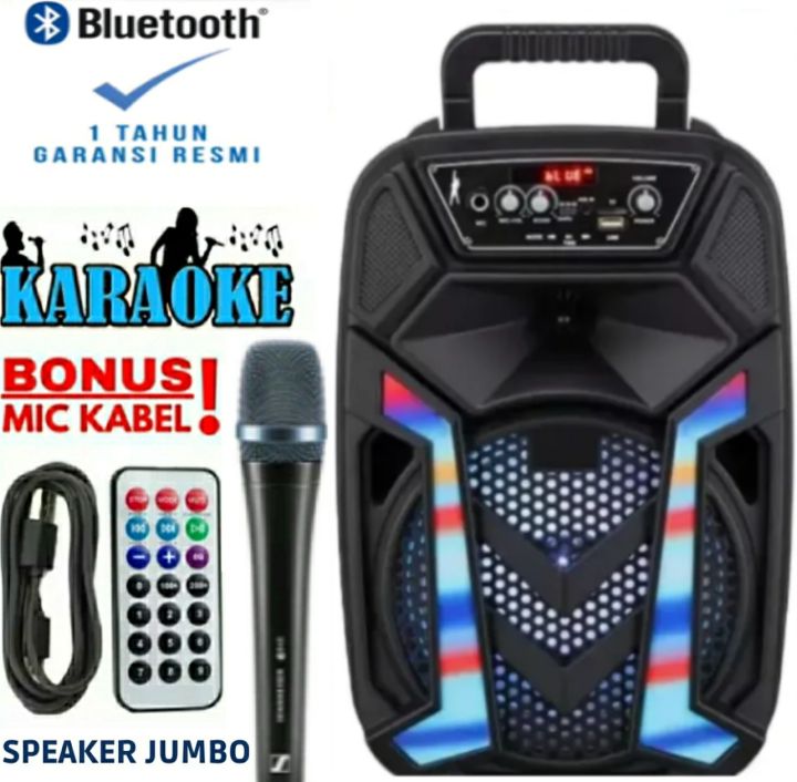 JUAL RUGI Speaker Kimiso 6 8INC Gratis Mic Karoke Mkc 336