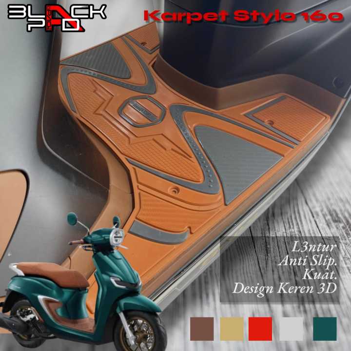 Karpet Motor Stylo Alas Pijakan Kaki Stylo Rubber Type