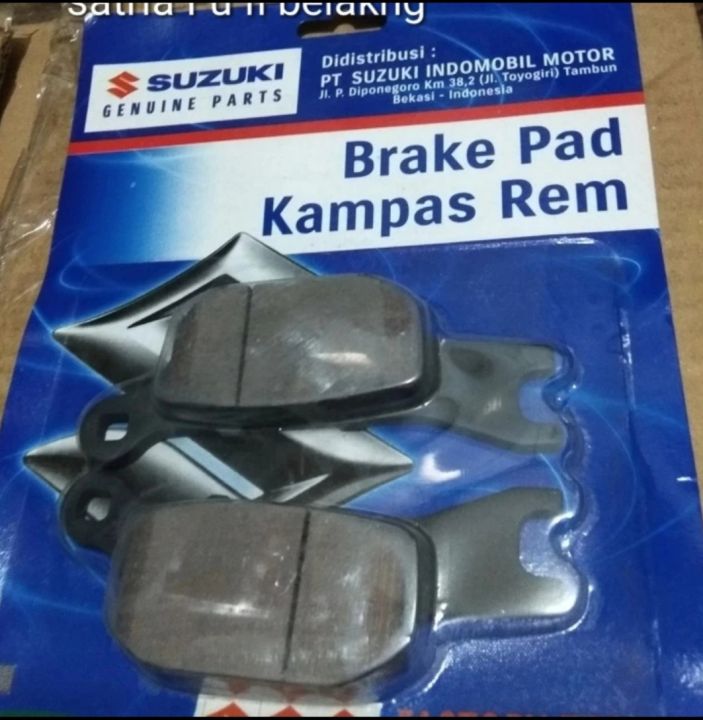 DISPAD KAMPAS REM CAKRAM DEPAN BELAKANG SUZUKI SATRIA FU FI NEW