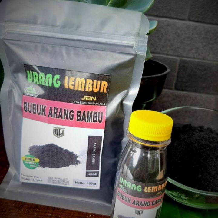 Bubuk Arang Bambu Asli Gram Lazada Indonesia