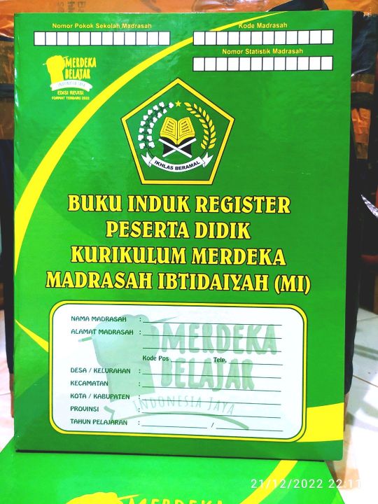 Grosir Terbaru Buku Induk Register Siswa Mi Madrasah Ibtidaiyah