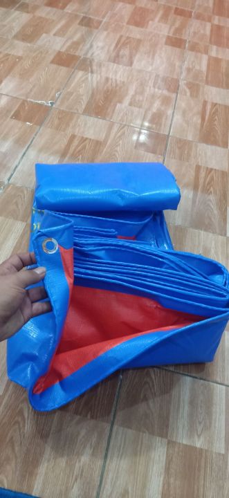 Terpal Type A5 SUPER Ukuran 2x5m Warna Biru Oren Lazada Indonesia