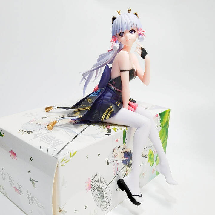 Fastshipment 20cm Genshin Impact Kamisato Ayaka Anime Figure PVC Model