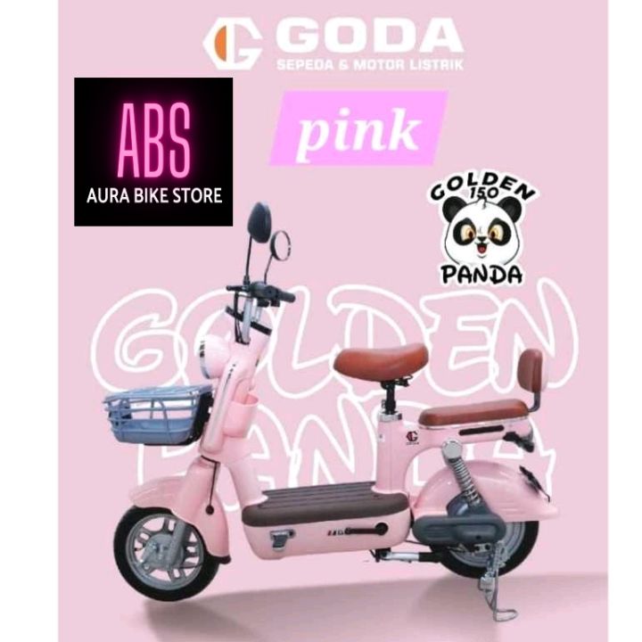 Sepeda Listrik Goda Golden Panda V Ah Watt Lazada Indonesia