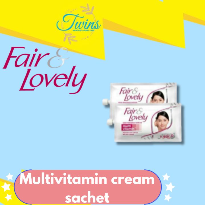 Fair And Lovely Multivitamin Cream Sachet Lazada Indonesia