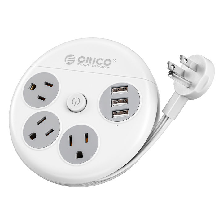 ORICO Power Strip Travel Adapter Smart US Plug Multiple Extension