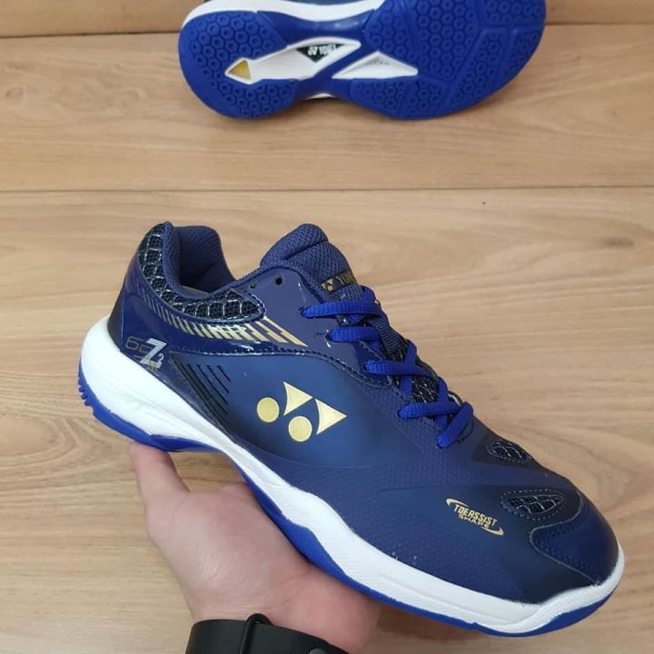 Sepatu Badminton Yonex Power Cushion 65Z2 M Navy Blue Lazada Indonesia