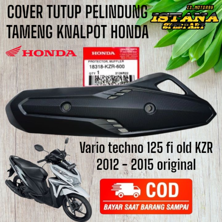 Cover Tutup Pelindung Knalpot Honda Vario Techno 125 Fi Old KZR