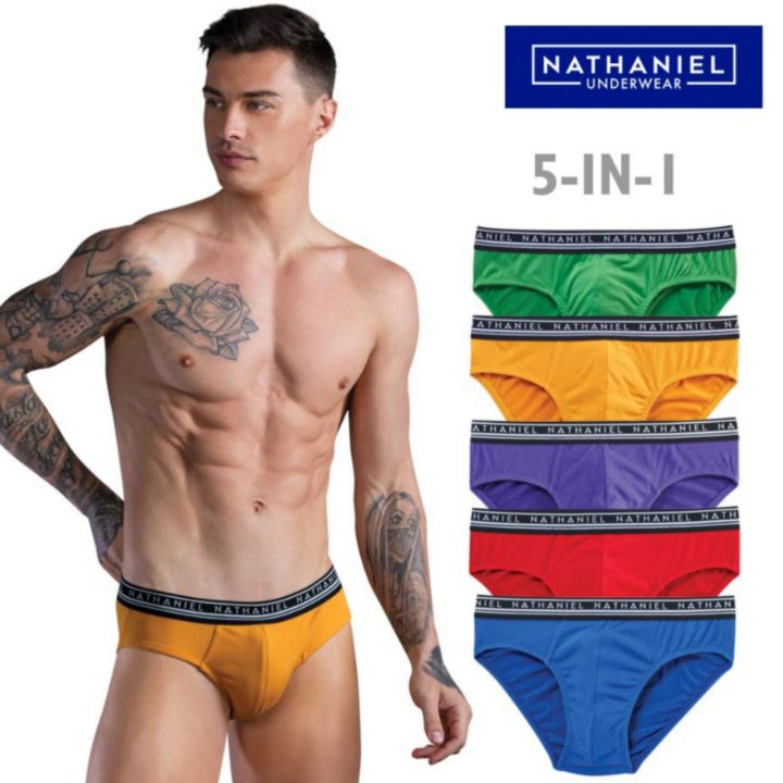 NATHANIEL 5 In 1 Bikini Brief Pack Alastor Lazada PH