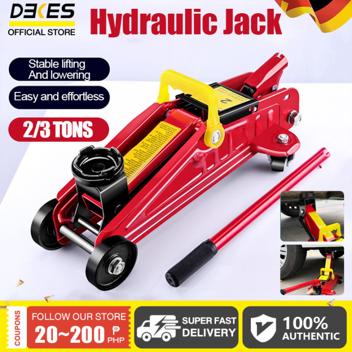 Dekes New T Low Profile Hydraulic Floor Jack Car Crocodile Jack