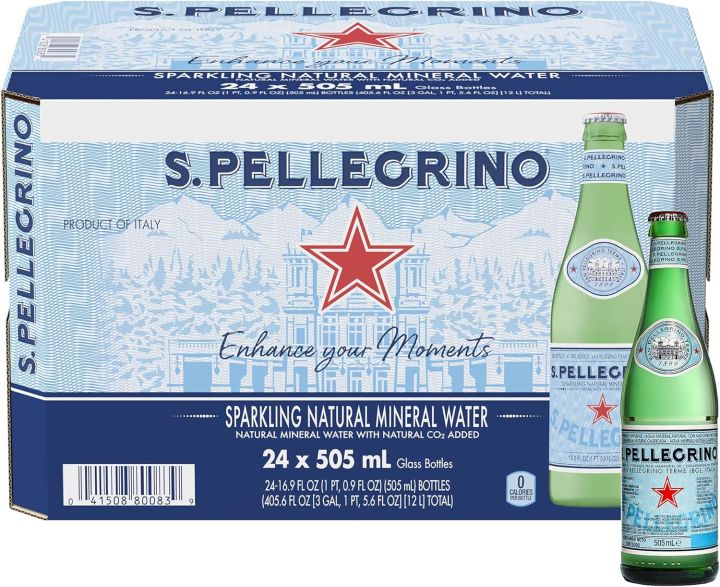 San Pellegrino Sparkling Mineral Water 505ml X 24 Bottles Lazada PH