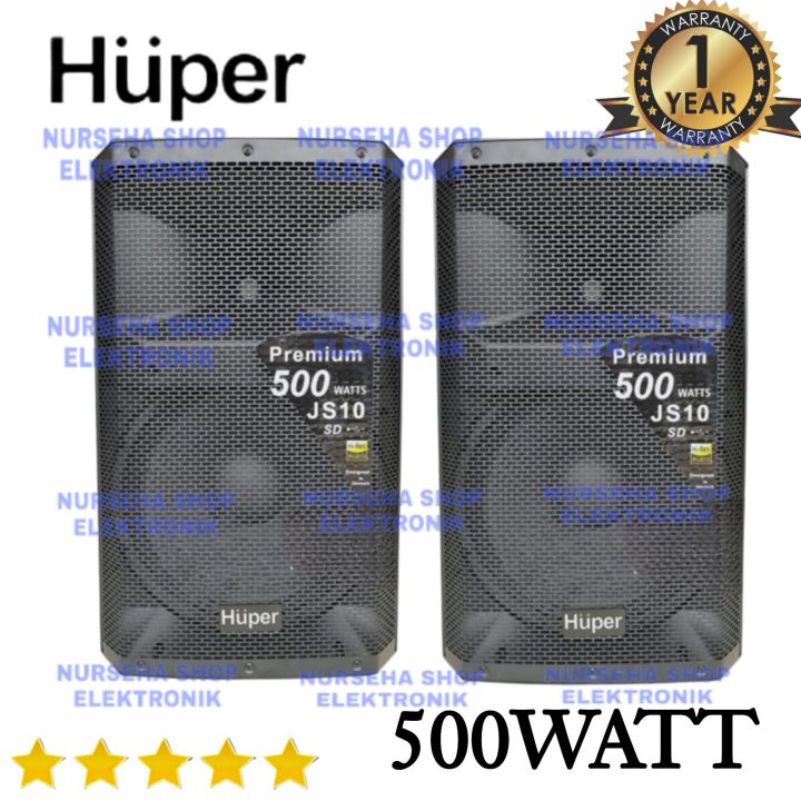 Speaker Aktif Huper Inch Js Original Garansi Resmi Tahun Harga