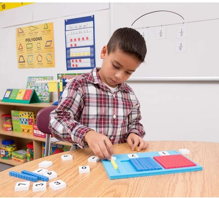 Pcs Base Ten Blocks Set Place Value Onhand Math Manipulative