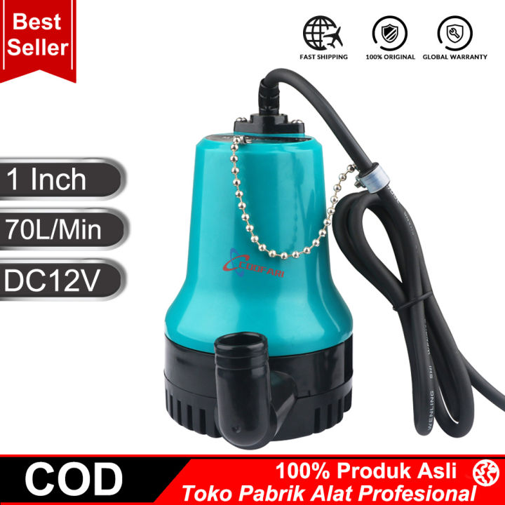 Mesin Pompa Air Celup 12V 24V Kolam Submersible Pump 12 Volt 24 Volt