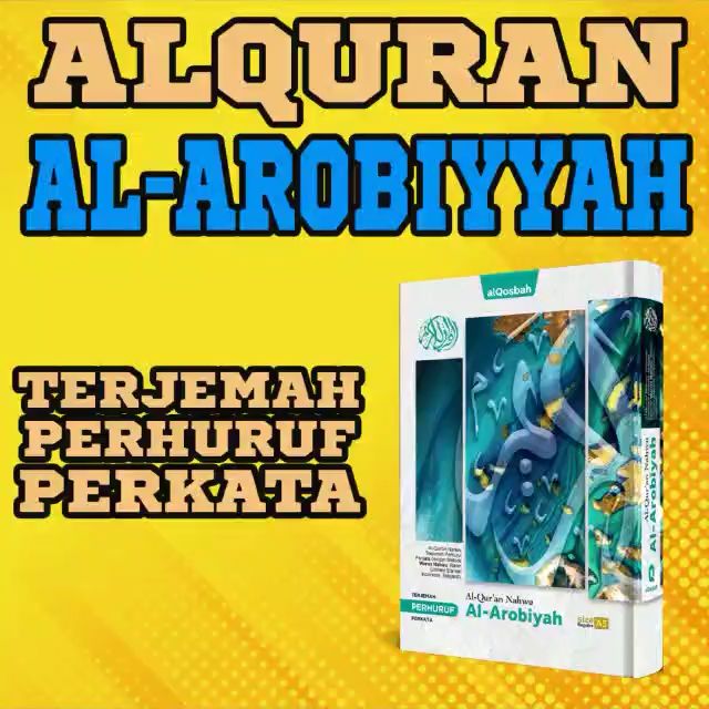 AlQuran NAHWU Terbaru AL AROBIYYAH A4 Quran Terjemah Perhuruf Perkata