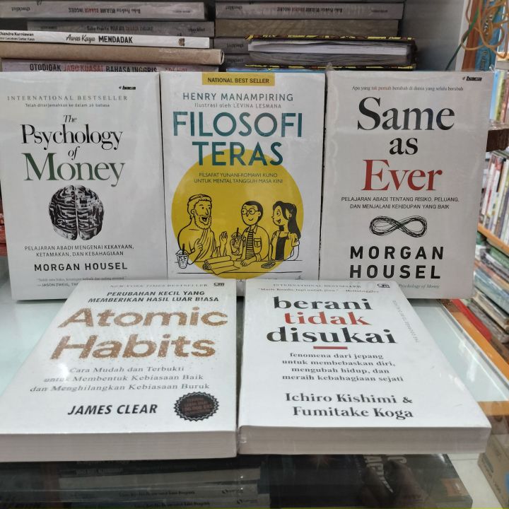 Paket Buku The Psychology Of Money Filosofi Teras Sane As Ever