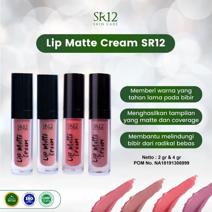 Lip Matte Cream Sr Sweet Pink Nude Berry Cherish Me Honey Berry