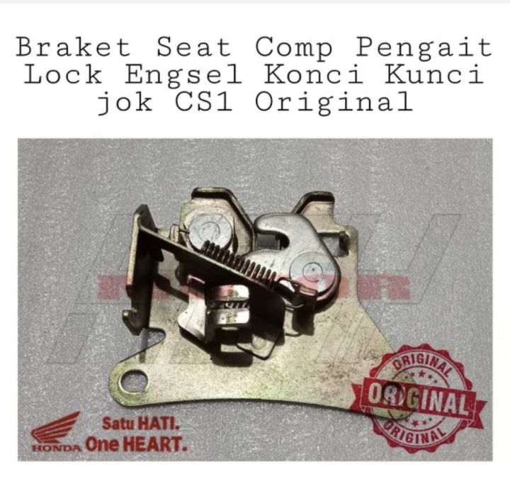 H Bracket Breket Seat Comp Pengait Lock Engsel Konci Kunci Jok CS1