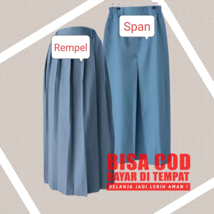 ROK SERAGAM SMA MODEL REMPEL SPAN Lazada Indonesia