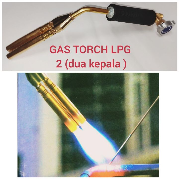 Gas Torch Lpg Dua Kepala Solder Las BBq Lazada Indonesia