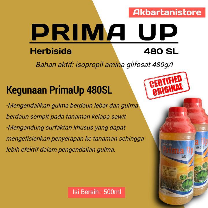 Herbisida PrimaUP Herbisida Prima Up 480SL 500ml Pembasmi Rumput Lia